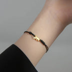 Buddhist Bracelet with Black Elephant
