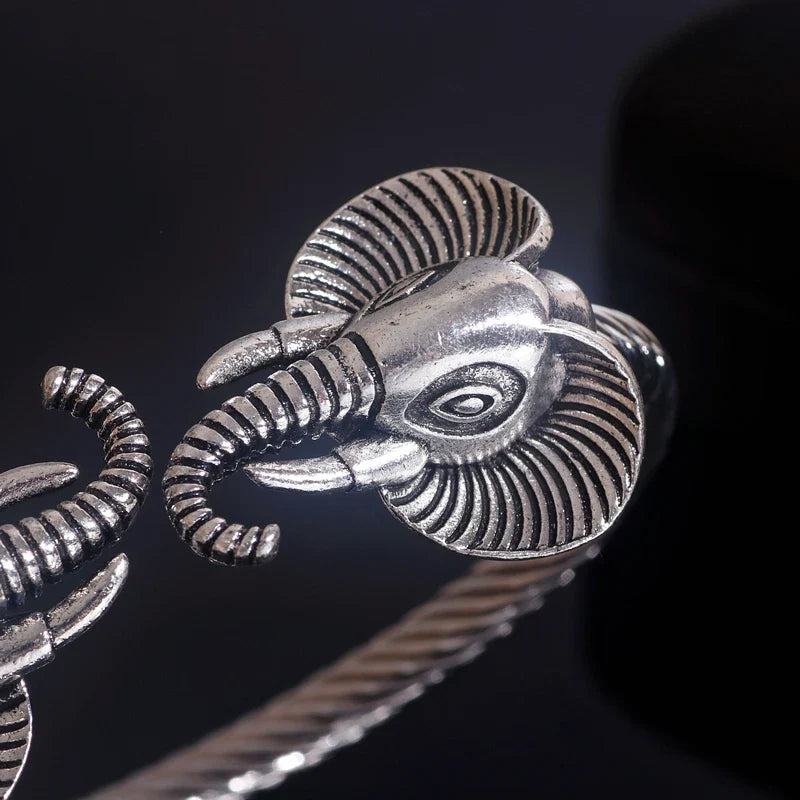 Buddhist Bracelet with Elephants for Women