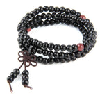 Black Buddhist Lucky Charm Bracelet