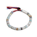 Tibetan Buddhist Bracelet with Amazonite Beads