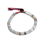 Tibetan Buddhist Bracelet with Amazonite Beads