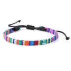 Bracelet Brésilien Amitié Tissé à la Main violet