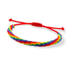 Bracelet Brésilien Multicolore pour Femme rouge