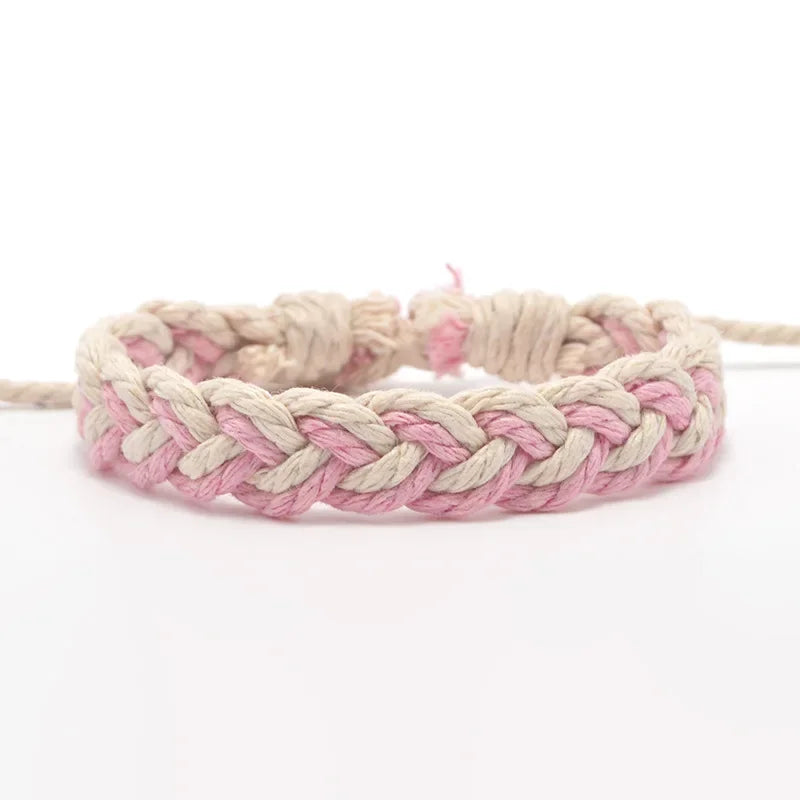 Bracelet Brésilien Artisanal Couleurs Naturelles beige