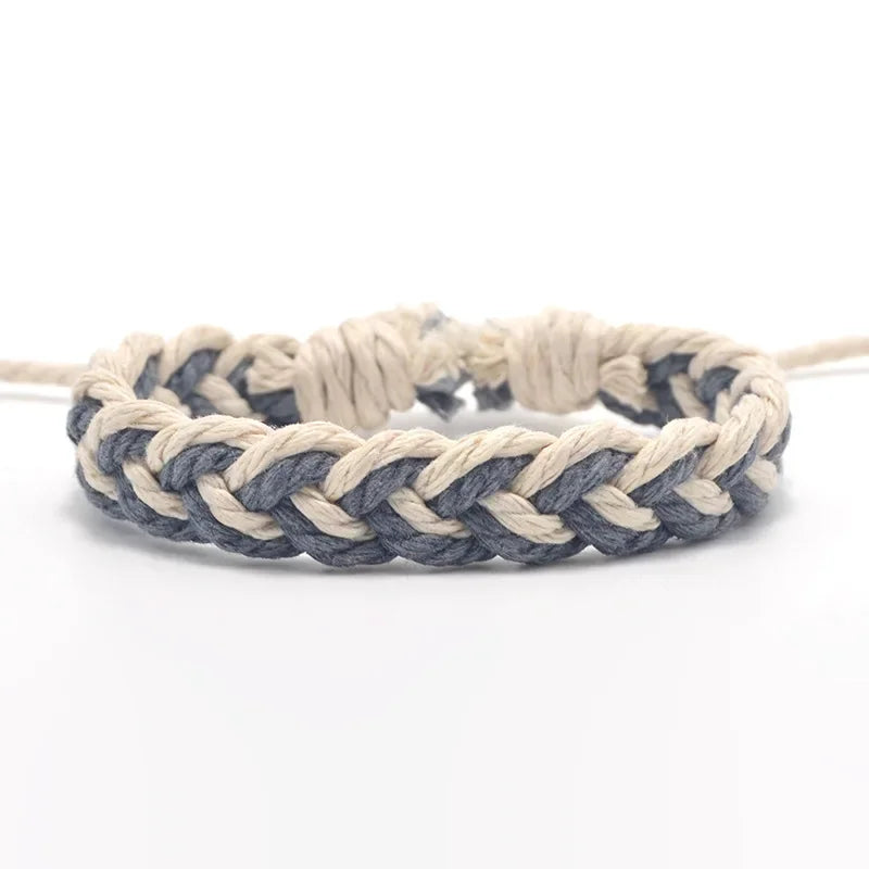 Bracelet Brésilien Artisanal Couleurs Naturelles gris