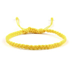 Bracelet Brésilien Fin et Ajustable jaune