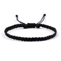 Bracelet Brésilien Fin et Ajustable noir