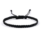Bracelet Brésilien Fin et Ajustable noir