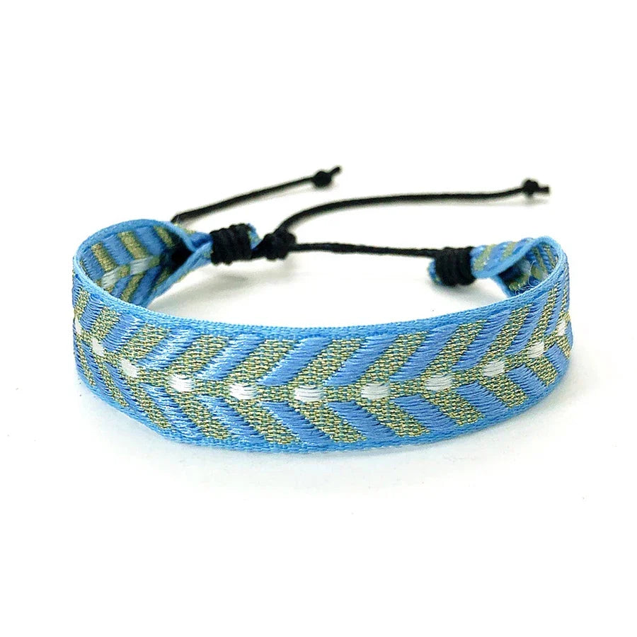 Bracelet Brésilien Mixte Style Vacances bleu
