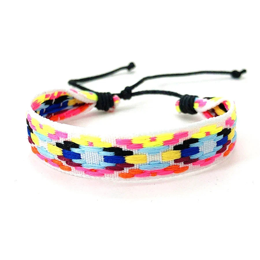 Bracelet Brésilien Mixte Style Vacances multicolore