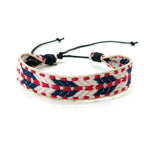 Bracelet Brésilien Mixte Style Vacances rouge