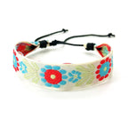 Bracelet Brésilien Mixte Style Vacances rouge et bleu