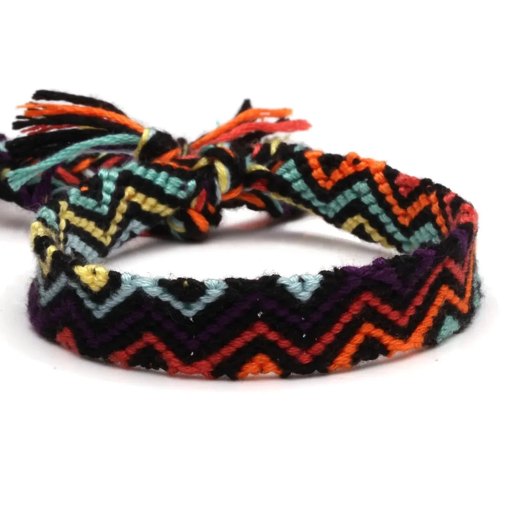 Bracelet Brésilien Multicolore à Motifs Imperméable
