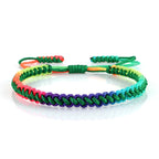Bracelet Brésilien Multicolore pour Femme vert