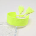 Bracelet Brésilien Pastel Doux Fait Main jaune