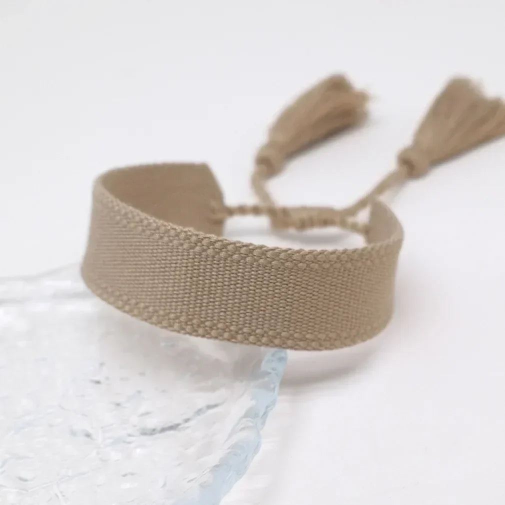 Bracelet Brésilien Pastel Doux Fait Main marron
