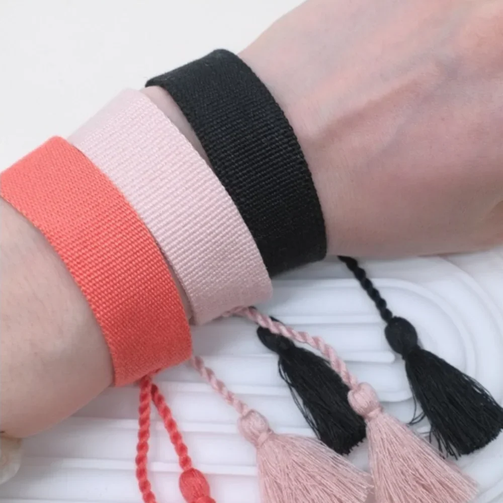 Bracelet Brésilien Pastel Doux Fait Main orange