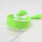 Bracelet Brésilien Pastel Doux Fait Main vert clair