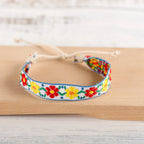 Bracelet Brésilien Style Été jaune