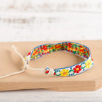 Bracelet Brésilien Style Été jaune