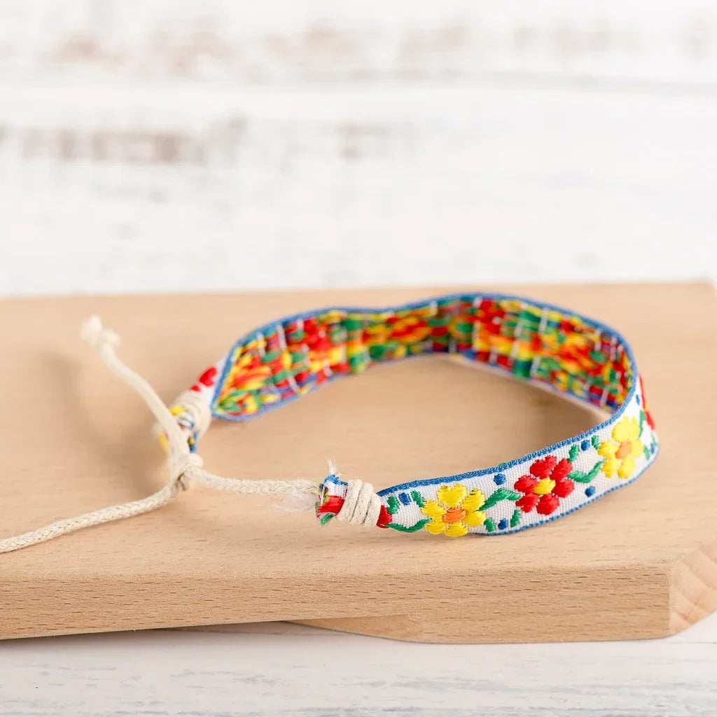 Bracelet Brésilien Style Été jaune