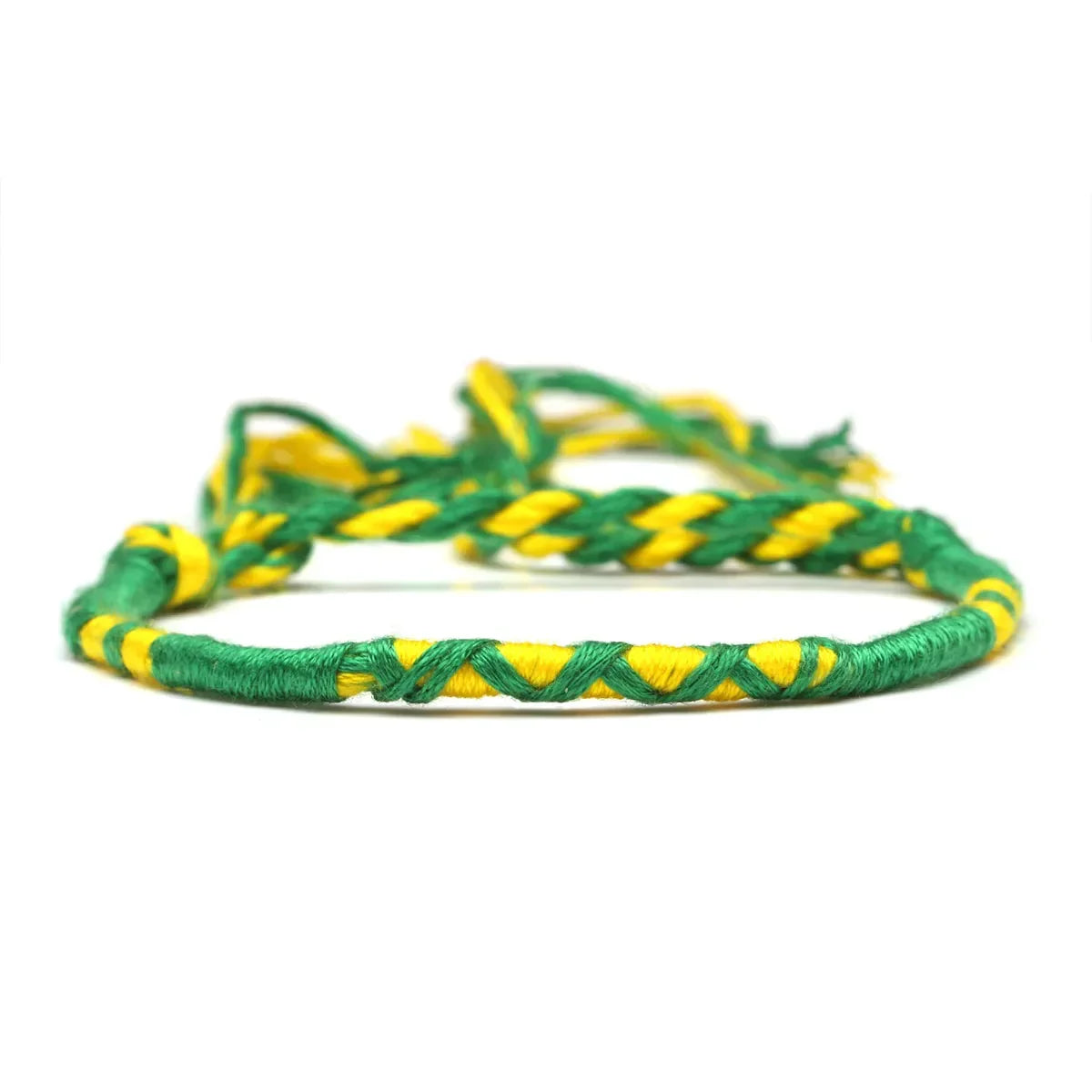 Bracelet Brésilien Style Hippie Bohème vert