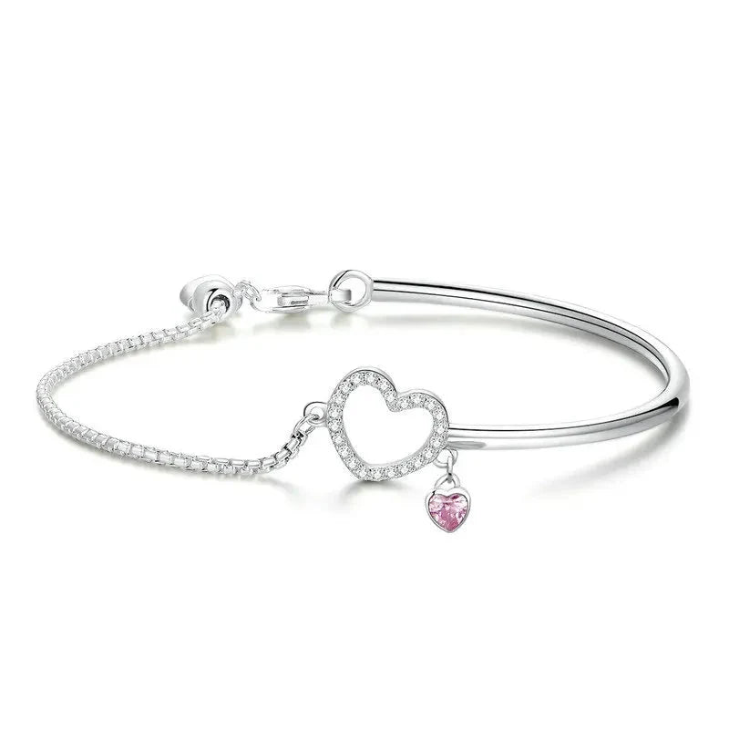 Bracelet coeur fantaisie