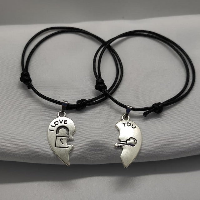 Couple Heart Bracelet