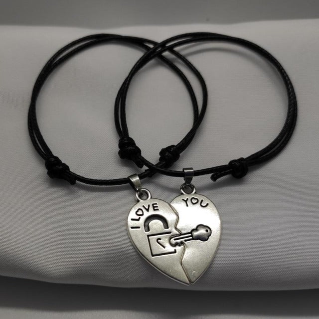 Couple Heart Bracelet