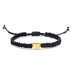 Initial Heart Bracelet Gold