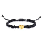 Initial Heart Bracelet Gold