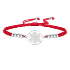 Colored Metatron's Cube Bracelet red