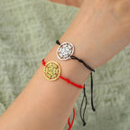 Colored Metatron's Cube Bracelet black