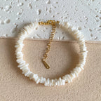 Bracelet Coquillage en Nacre Blanc