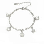Shell Bracelet for Women silver