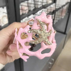 Pink Coral and Starfish Bracelet