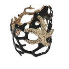 Black Coral and Starfish Bracelet