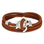 Coffee Sea Turtle Cord Bracelet