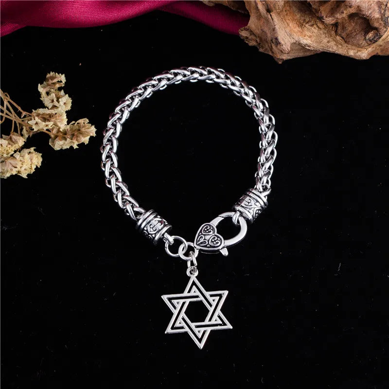 Bracelet cubain avec l'étoile de David symbolique juive