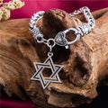 Bracelet cubain avec l'étoile de David symbolique juive