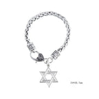 Bracelet cubain avec l'étoile de David symbolique juive