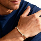 Bracelet cubain pour homme avec épée Ali Zulfiqar arabe argent