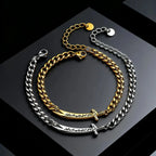 Bracelet cubain pour homme avec épée Ali Zulfiqar arabe argent