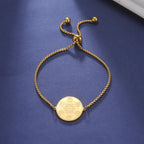 Metatron's Cube Protection Bracelet gold