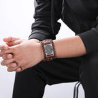 Leather Bracelet Pentacle Witchcraft Wiccan Chain 1