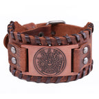 Leather Bracelet Pentacle Witchcraft Wiccan Chain 3
