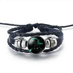 Leather Bracelet Zodiac Sign 12 Constellations Sagittarius