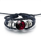 Leather Bracelet Zodiac Sign 12 Constellations Virgo