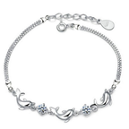 Silver Silver Dolphin Bracelet