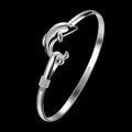Silver Dolphin Bracelet for Women
